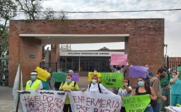 Trabajadorxs de la salud zona norte